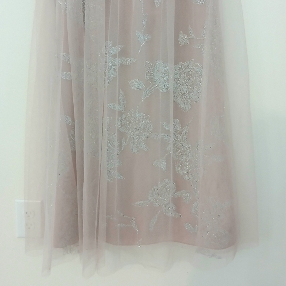 BHLDN Hayley Paige Dusty Rose Prom Dress Gown - Picture 7 of 11